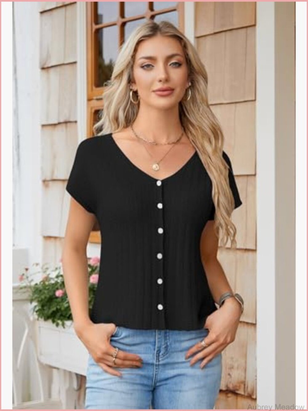Lightweight Knit Cardigan Vest Cap Sleeve V-Neck Button Down Casual Top Summer - Picture 2 of 5